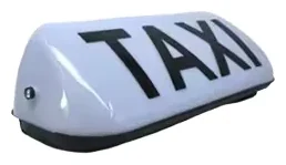 Magnetna taxi tabla | Bijela | Baterijska